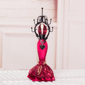 Burgundy velvet flower small model