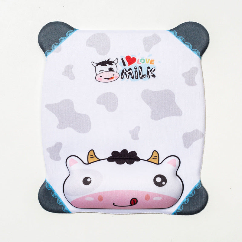 Cute Cartoon Silicone Wrist Support Mouse Pad - Ergonomic Office Desk Accessory