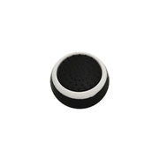 Black background with white circle