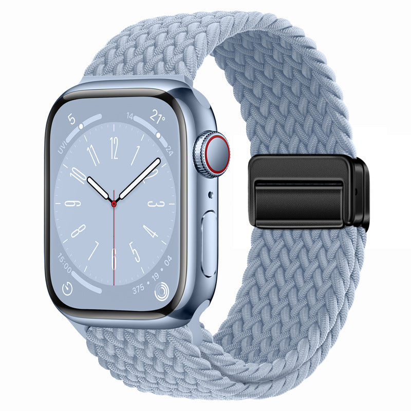 Stylish Nylon Woven Magnetic Apple Watch Band - Compatible with All Series