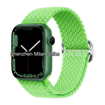 Premium Nylon Woven Watch Band for Apple Watch Series 4, 5, 6, 7, 8, SE, Ultra - Adjustable, Sporty Design