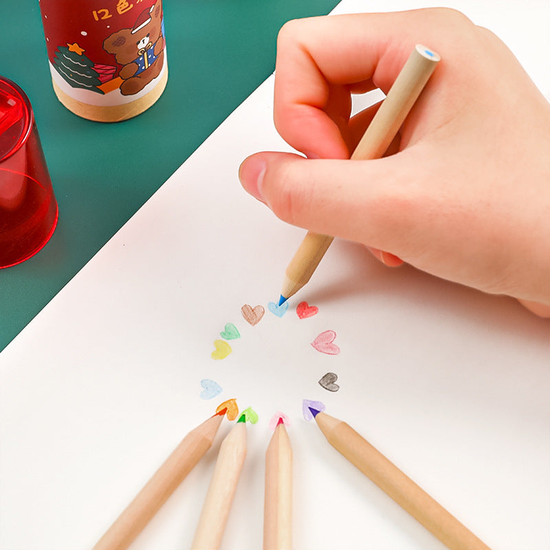 vibrant kids' holiday themed pencils