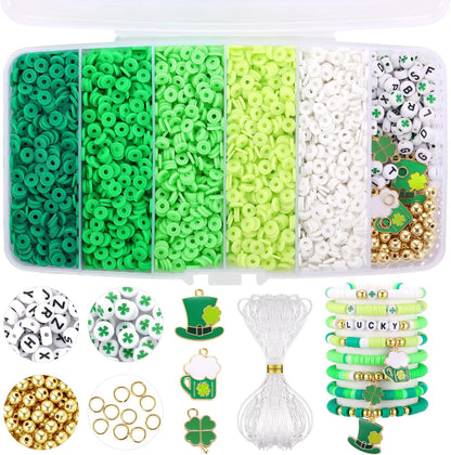 clay bead assortment for crafting