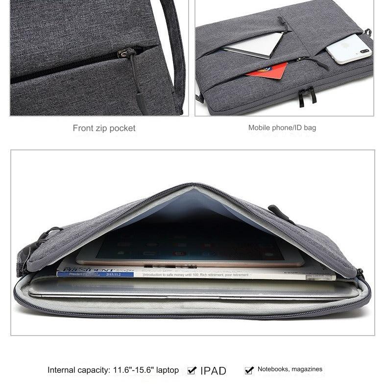 Versatile Laptop Sleeve for 13" MacBook & 15" Huawei - Waterproof & Durable Tablet Carry Case