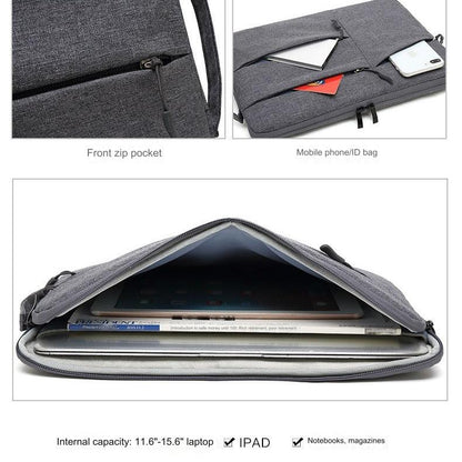 Versatile Laptop Sleeve for 13" MacBook & 15" Huawei - Waterproof & Durable Tablet Carry Case