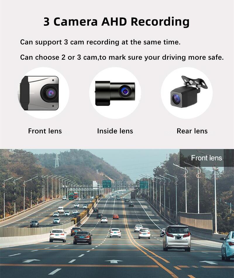 12 inch 4K smart rearview mirror