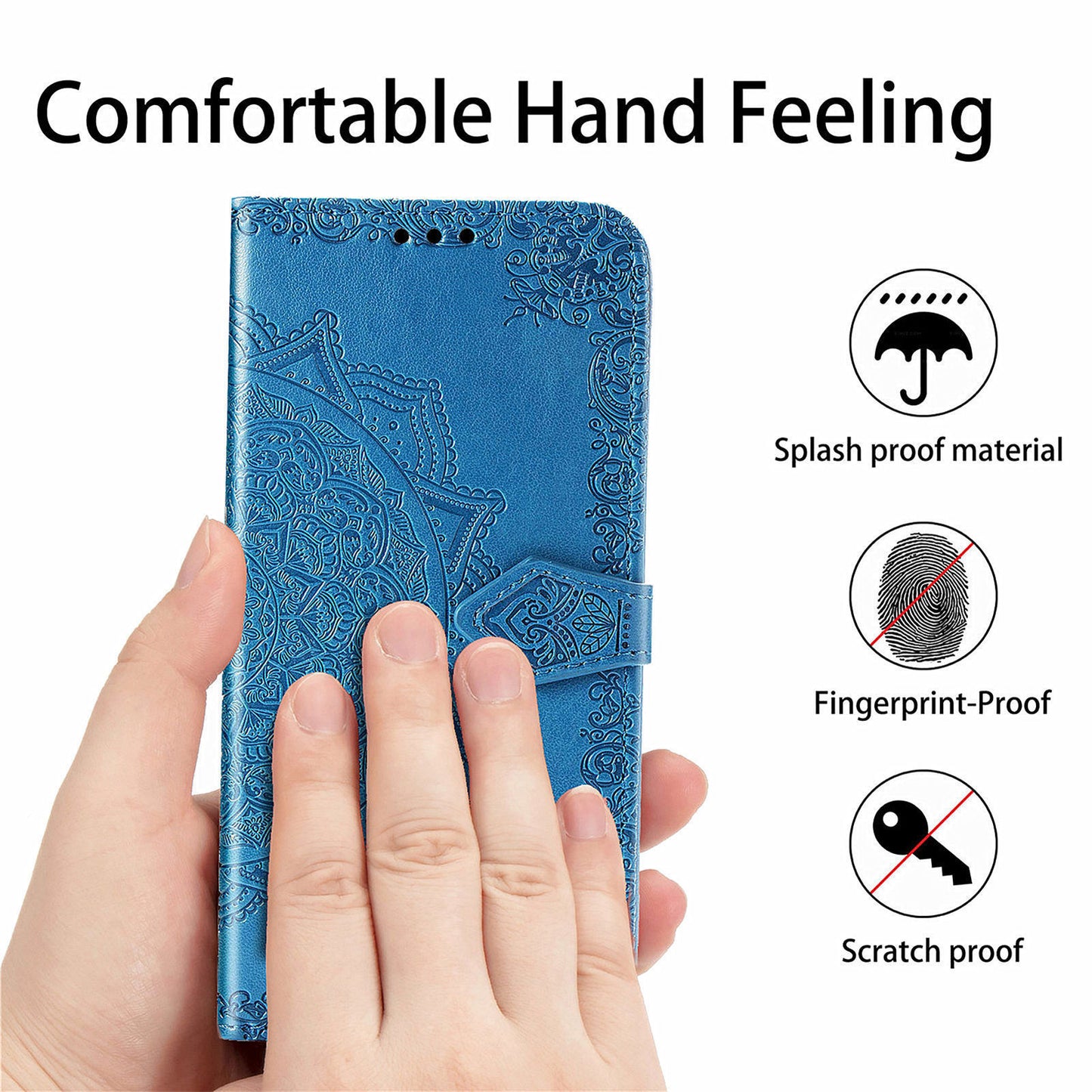 Premium Flip Case for iPhone & Samsung - Magnetic Stand, PU/TPU Material, Various Colors