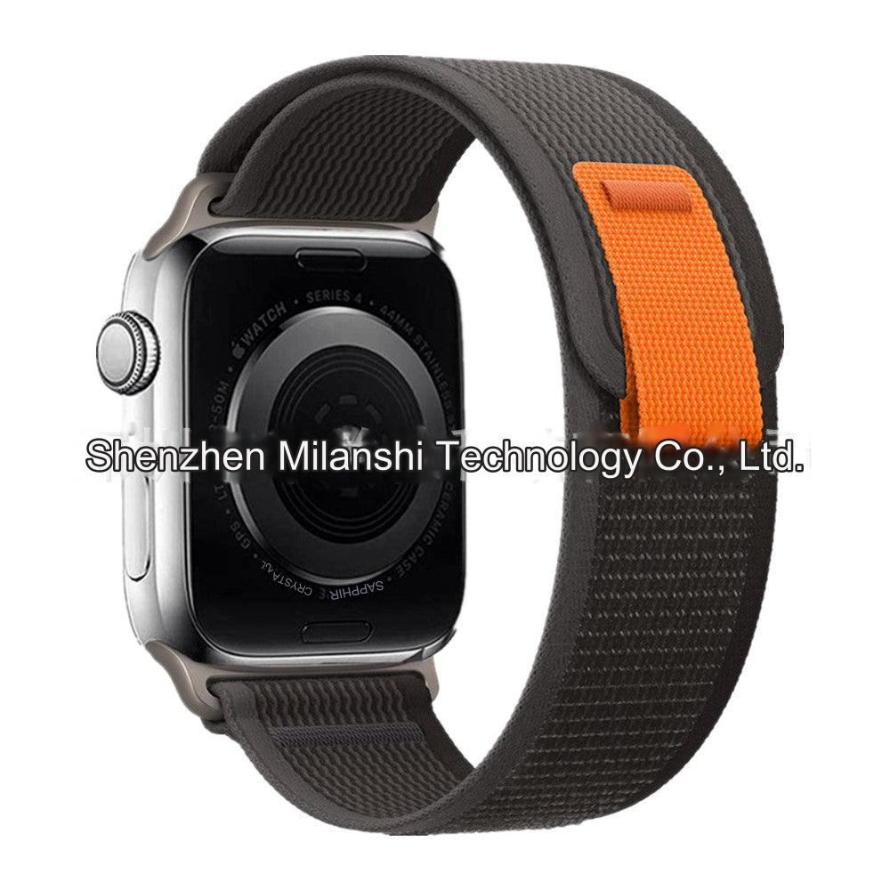 Durable Nylon Sport Strap for Apple Watch - Compatible with Ultra, Series 7 & More - Variety of Colors Available