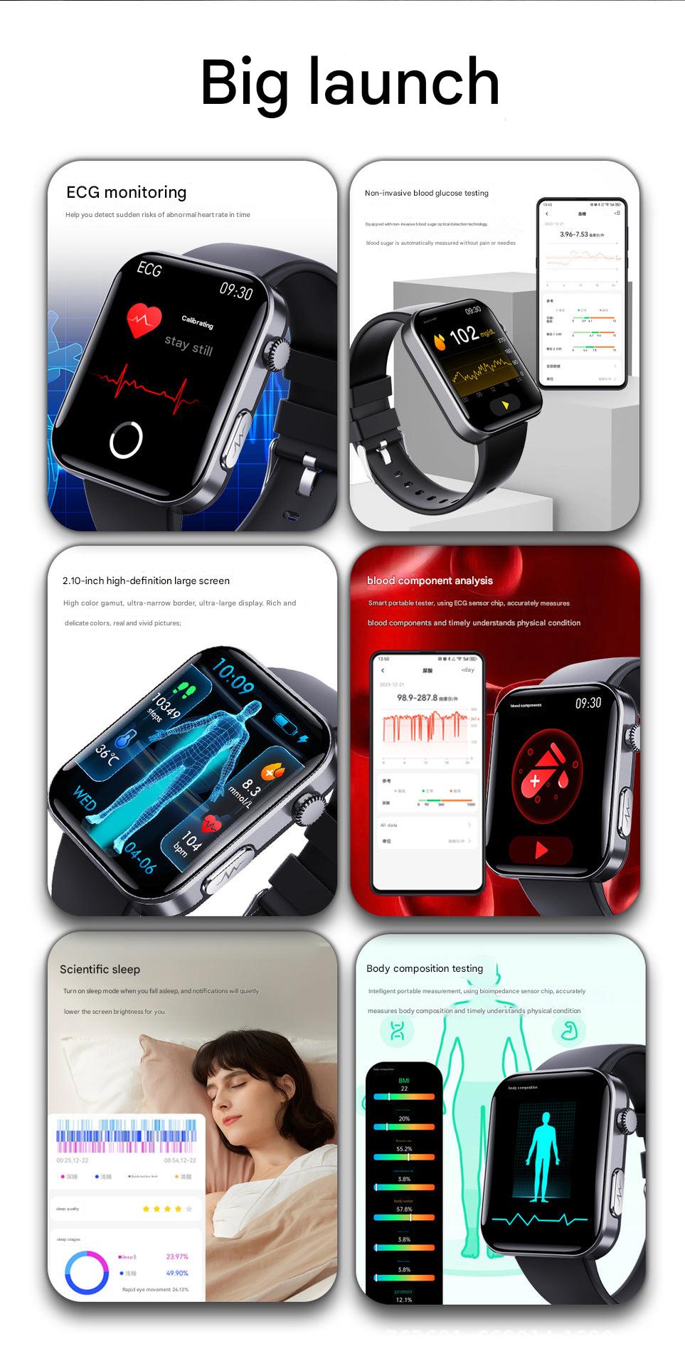 F300 Smartwatch Voice Assistant