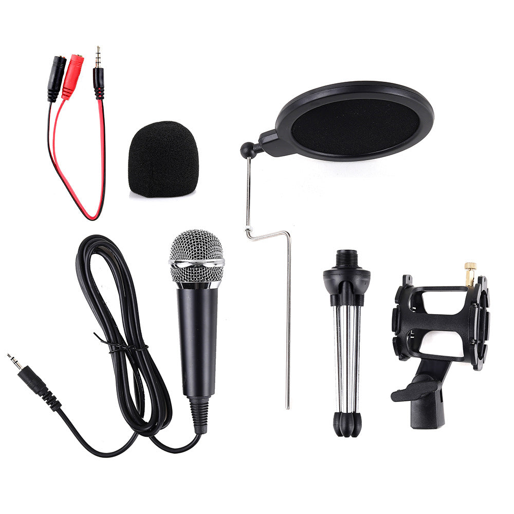 Compact microphone for online courses