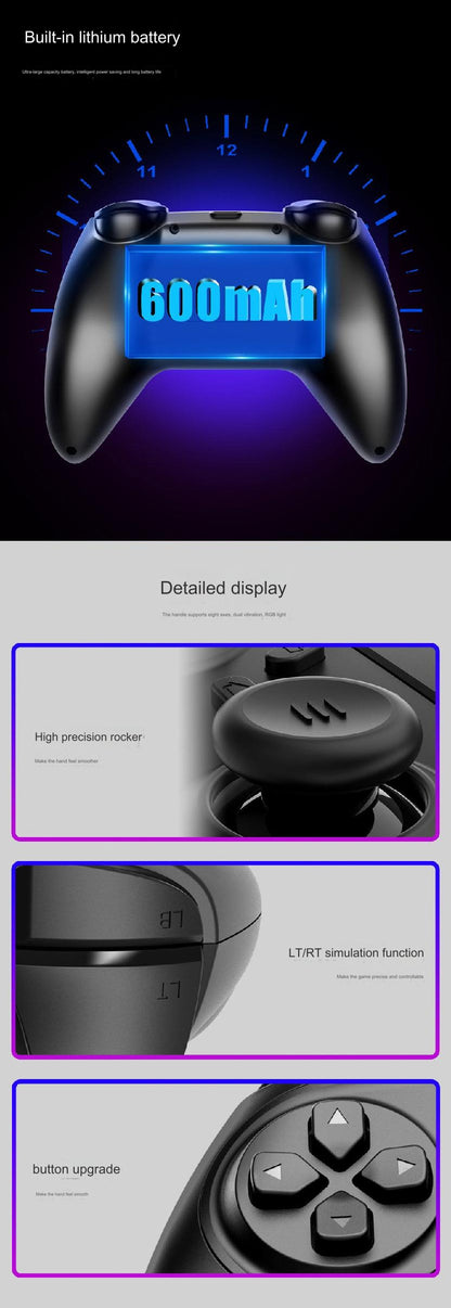 Wireless Bluetooth Game Controller for PS4 - Enhanced Vibration & Touch Light