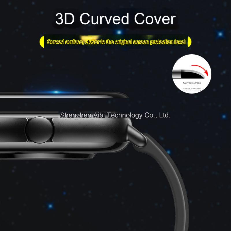 Premium 3D Curved Protective Film for Apple Watch SE 40mm/44mm - Ultra Clear, Anti-Fingerprint, and Scratch-Resistant