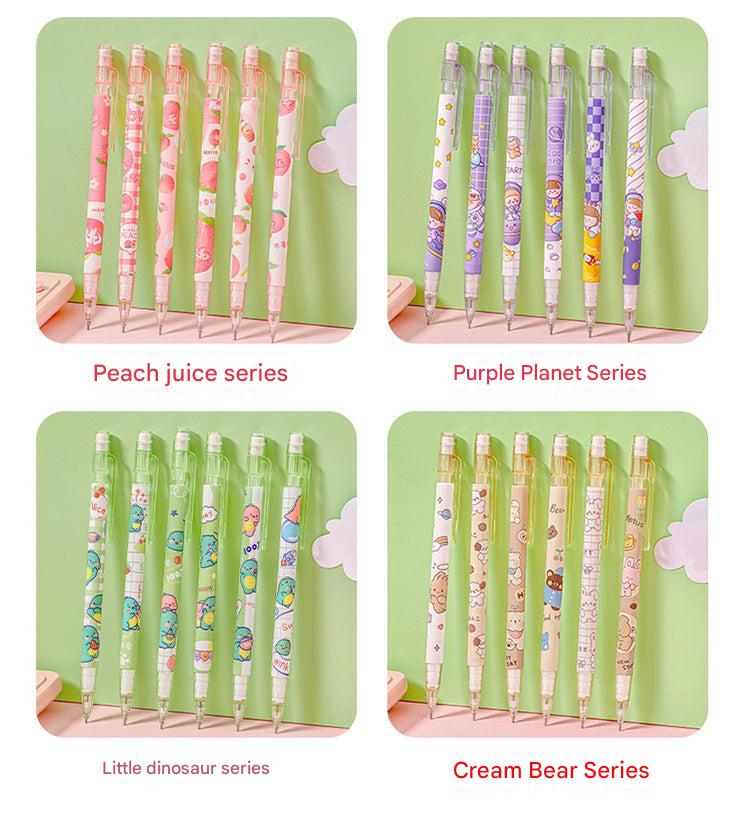 adorable cream bear mechanical pencil for kids