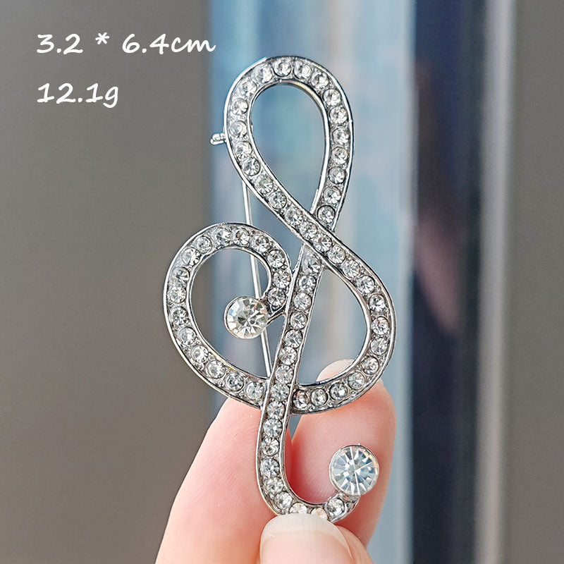 Chic electroplated lapel pin for fashion