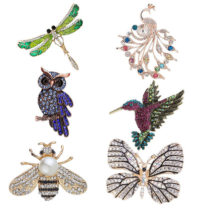 Stylish dragonfly brooch