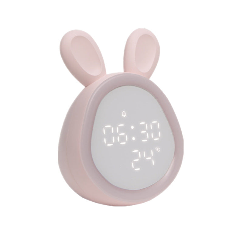 Kid's Rabbit LED Clock with USB Charging