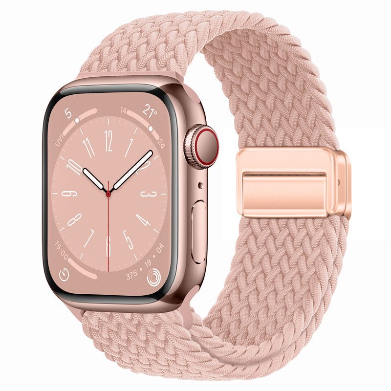 Stylish Nylon Woven Magnetic Apple Watch Band - Compatible with All Series