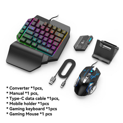 Gaming Elite: MixSE+ Keyboard & Mouse Adapter for Mobile Gaming - Bluetooth Enabled, Smart Gun Control