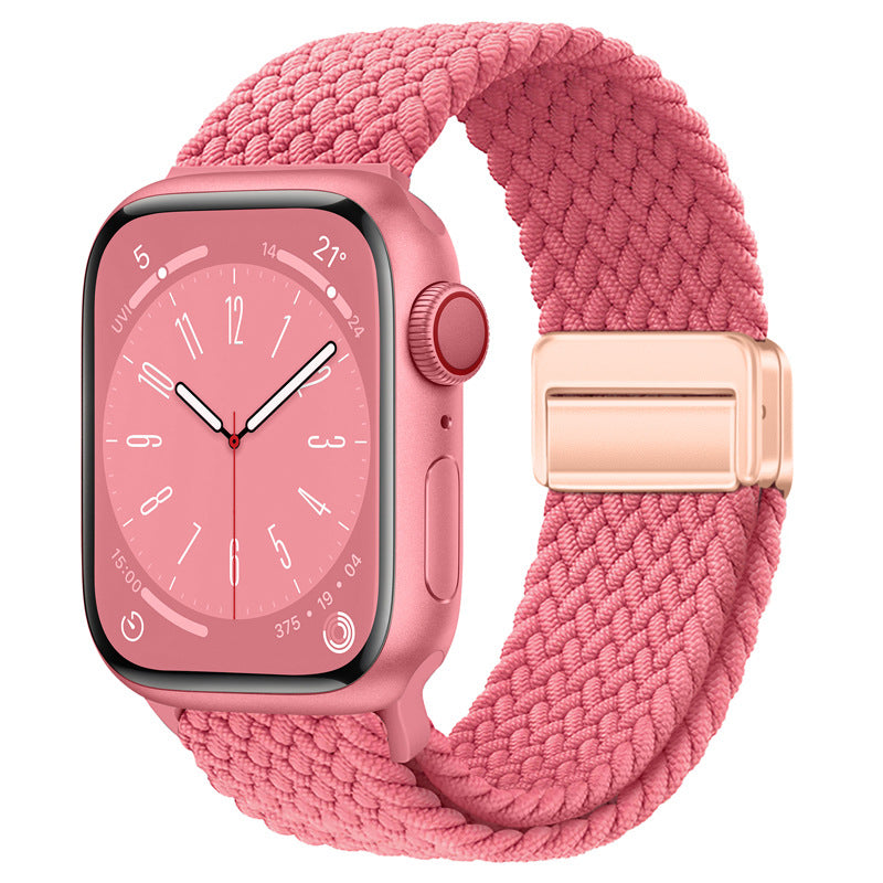 Stylish Nylon Woven Magnetic Apple Watch Band - Compatible with All Series