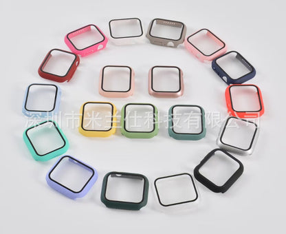 Premium Apple Watch Case with Tempered Glass for Series 1-9 & Ultra - 45mm, 41mm, 49mm Sizes