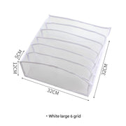 White 6 Compartments (Pack of 1)