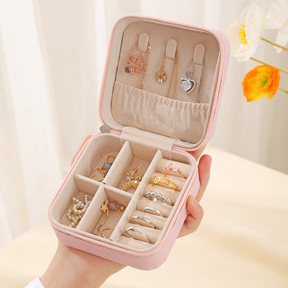 elegant portable jewelry storage box