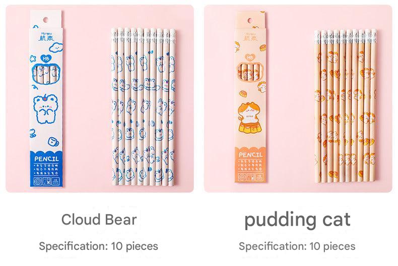 cartoon bear printed pencil pack image