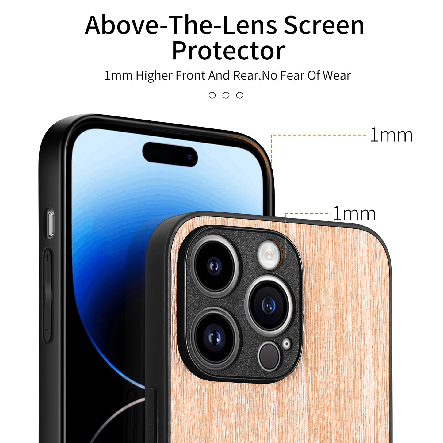 Stylish Wood Grain iPhone & Samsung Case - Durable, Lightweight, and Anti-Fingerprint Protection