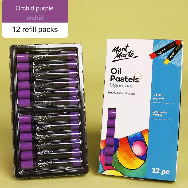 Montmartre 24-Color Ultra Soft Oil Pastels for Kids - Vibrant, Easy to Blend Art Crayons