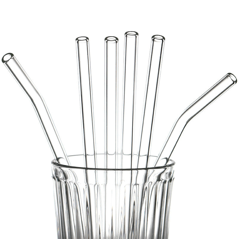 eco-friendly glass straw set