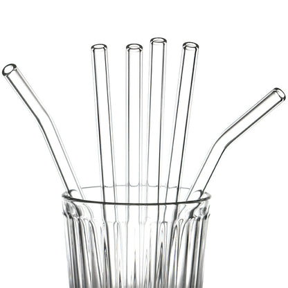 eco-friendly glass straw set