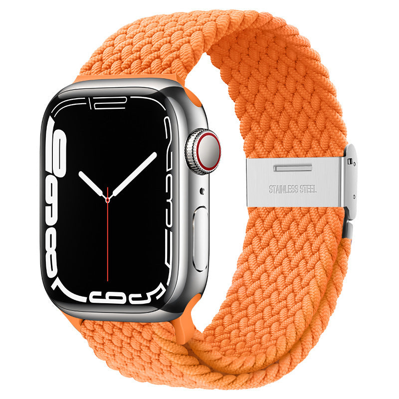 Premium Nylon Woven Strap for Apple Watch - Fits All Series and Sizes - Adjustable Buckle - Stylish and Durable