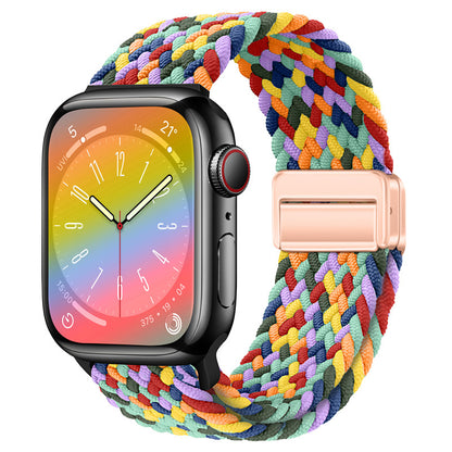 Stylish Nylon Woven Magnetic Apple Watch Band - Compatible with All Series