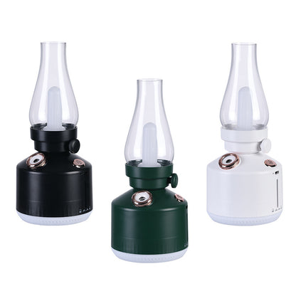 ultrasonic humidifier with portable speaker outdoor setting