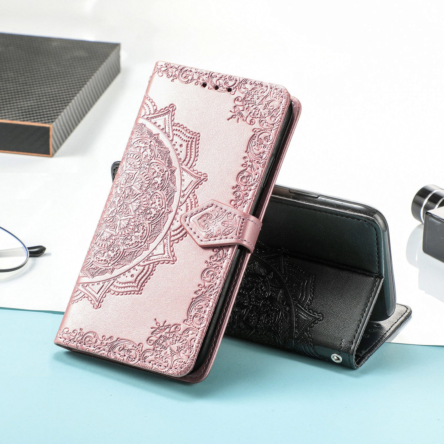 Premium Flip Case for iPhone & Samsung - Magnetic Stand, PU/TPU Material, Various Colors