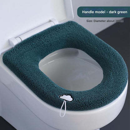 decorative plush toilet seat cover