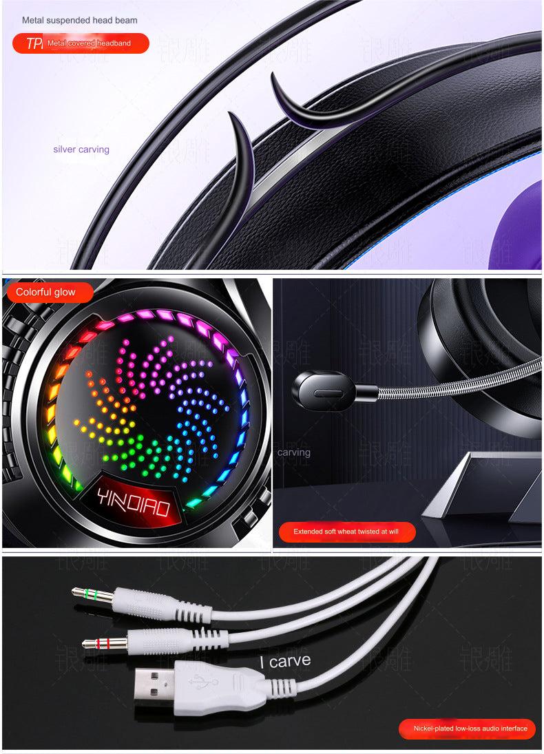 RGB Wired Gaming Headset with 7.1 Surround Sound - Q7 Model