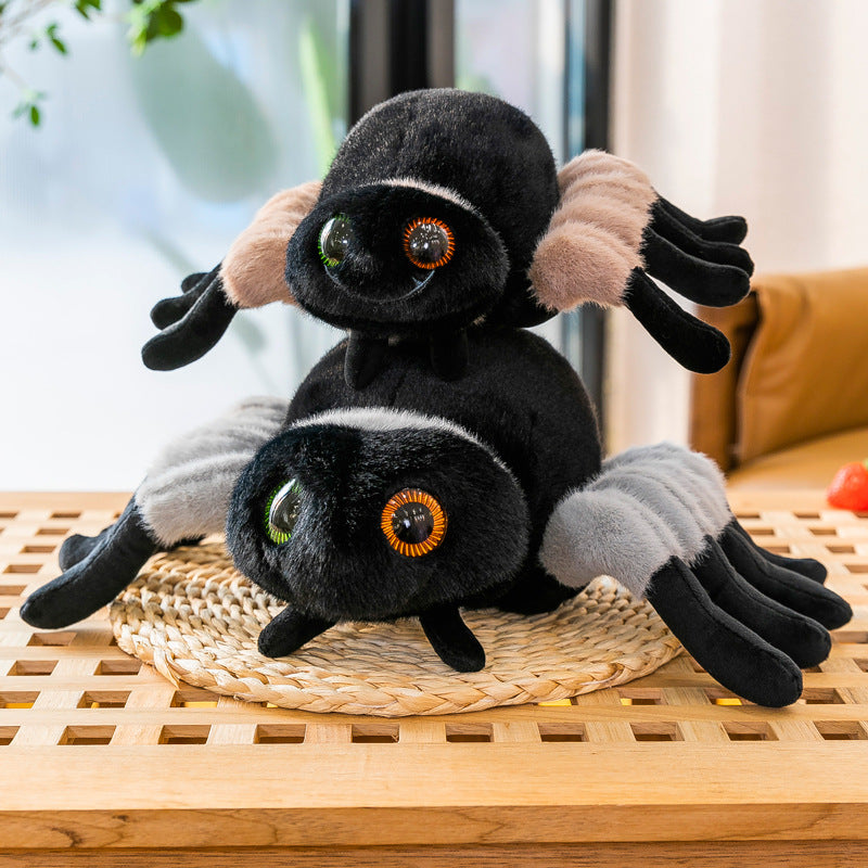 black spider plush