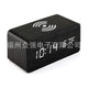 Temperature Display Black Wood with White Letters (Pack of 1)