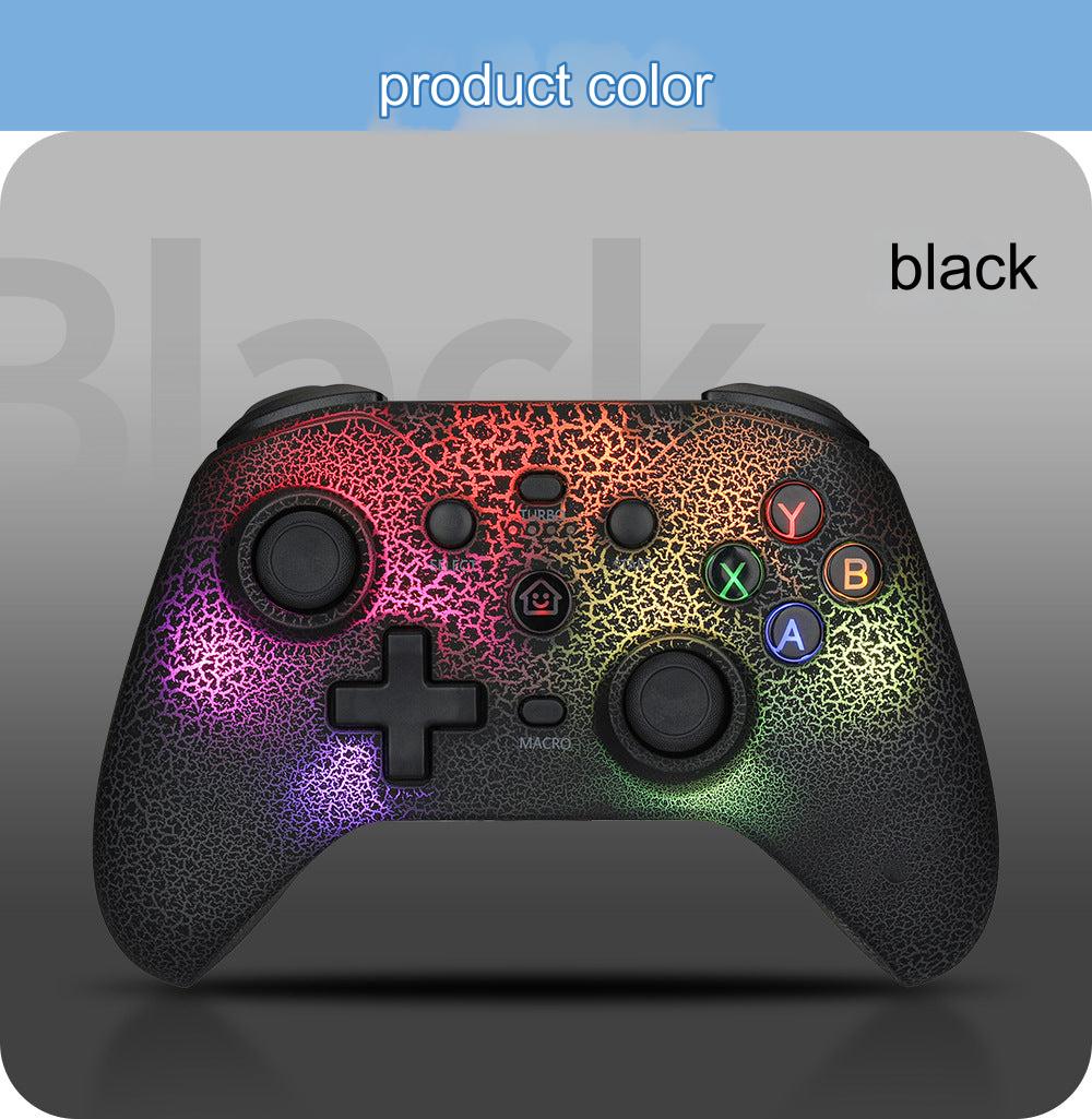 KXD NS21 RGB Wireless Gaming Controller for PC, iOS, Android, PS4, and Switch - Customizable Gaming Experience