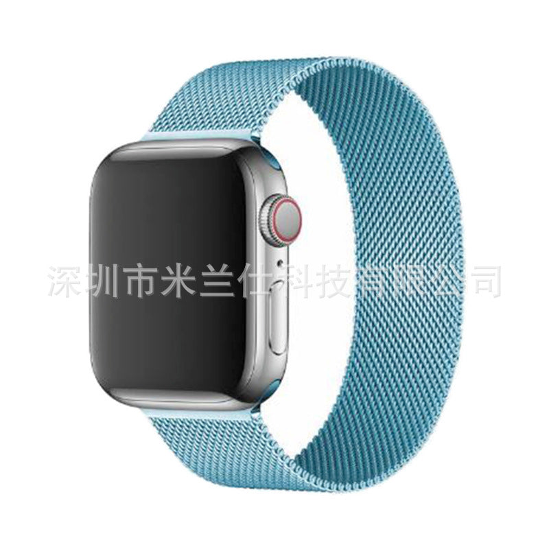 Premium Metal Milanese Loop Band for Apple Watch Series 1-9 & SE - Stylish, Adjustable & Breathable | Multiple Colors Available