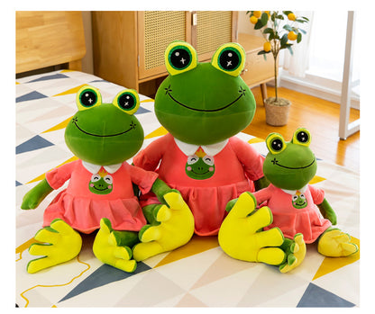 cute frog plush toy