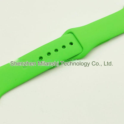 Premium Silicone Sports Watch Band for Apple Watch Series 4-9, SE, and Ultra 2 - Stylish, Durable, and Comfortable Replacement Straps