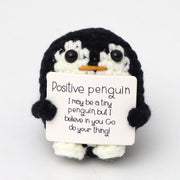 Black Penguin P Card (Pack of 1)