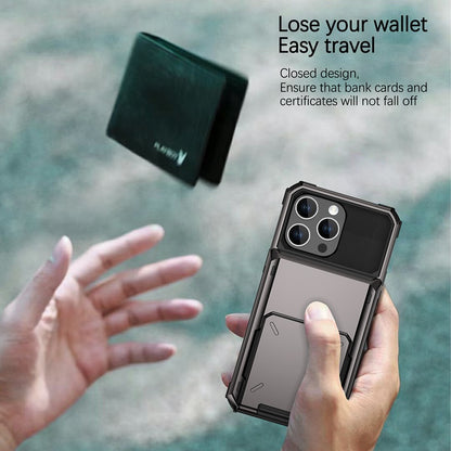 Premium Flip Wallet Case for iPhone and Samsung - Card Holder & Shockproof Protection