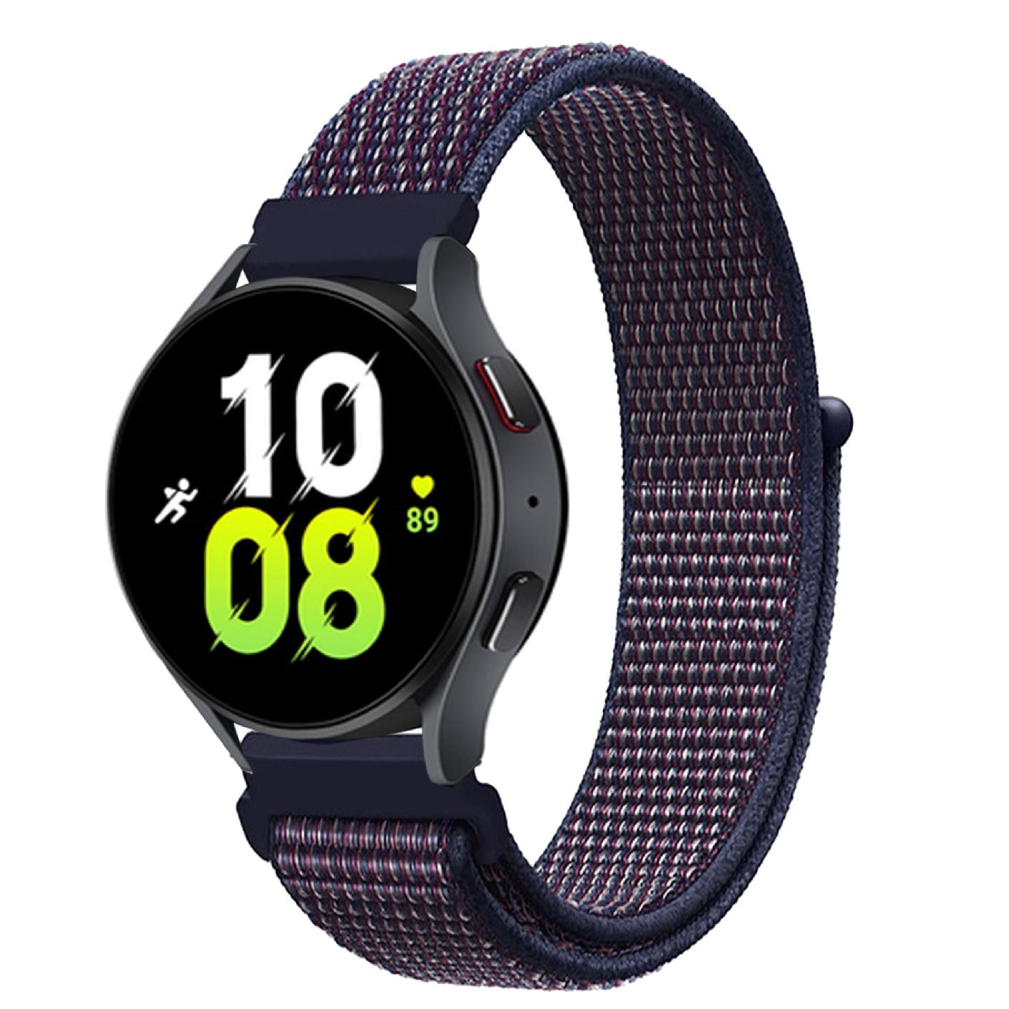 High-Quality 20/22mm Nylon Sport Watch Bands for Huawei GT4 & Samsung Galaxy Watch | Hook and Loop Design