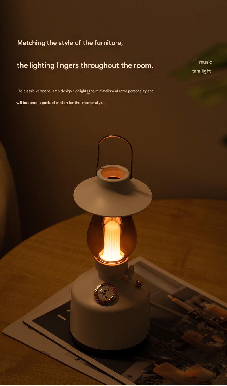 led night light and humidifier top view