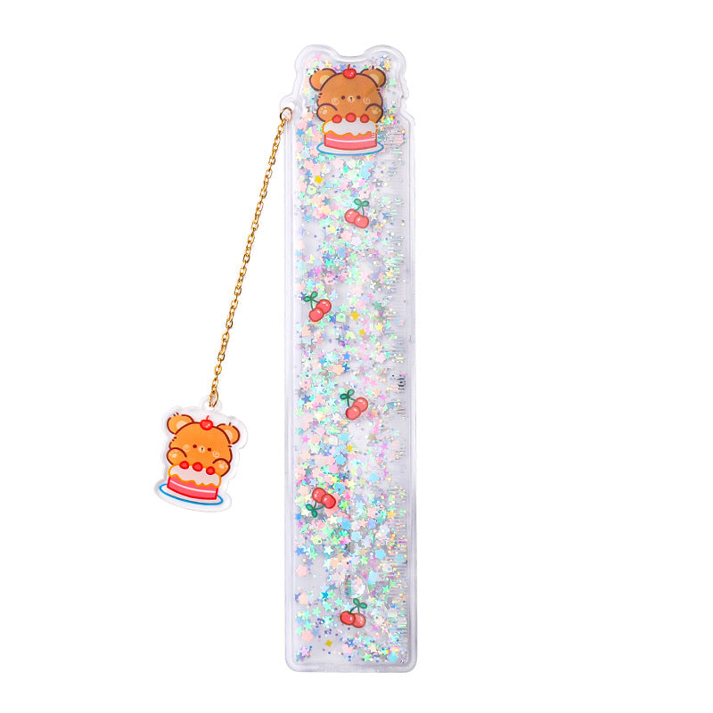 Candy Girl charm office ruler