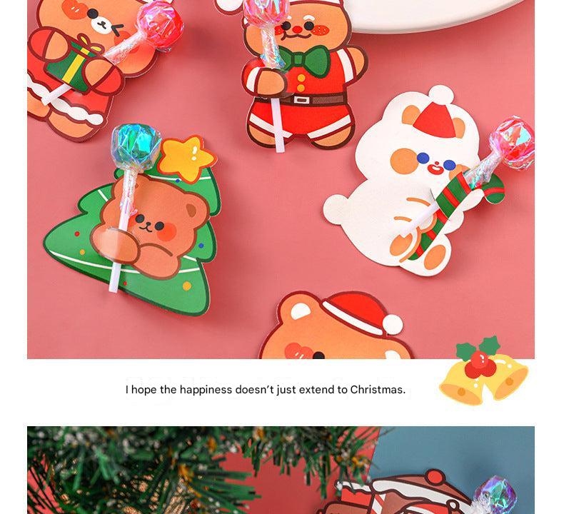 Children’s Christmas candy stick card