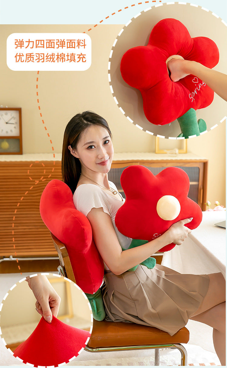 cute flower pillow